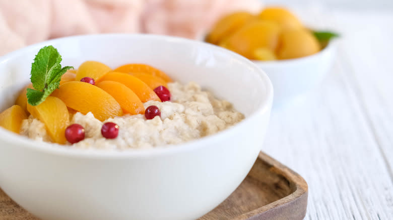 oatmeal with fruit