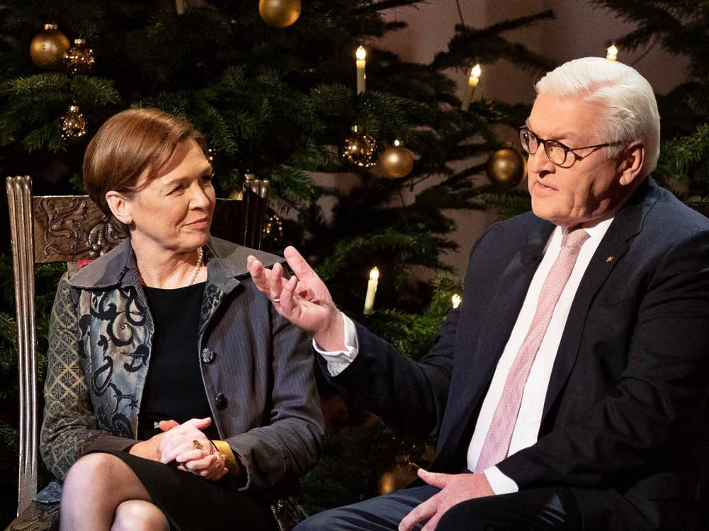 Auch im vergangenen Jahr zeigte das ZDF "Weihnachten mit dem Bundespräsidenten" mit Frank-Walter Steinmeier und Elke Büdenbender. (Bild: ZDF/Jana Kay)