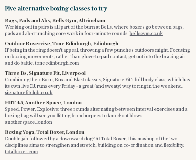 Five alternative boxing classes to try