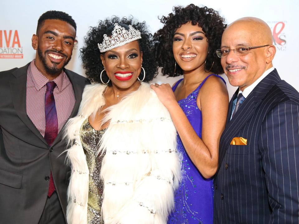 Etienne Maurice, Sheryl Lee Ralph, daughter, Ivy-Victoria Maurice and husband/Senator Vincent Hughes attend Sheryl Lee Ralph's 27th Annual DIVAS Simply Singing event at Taglyan Cultural Complex on December 9, 2017 in Hollywood, California