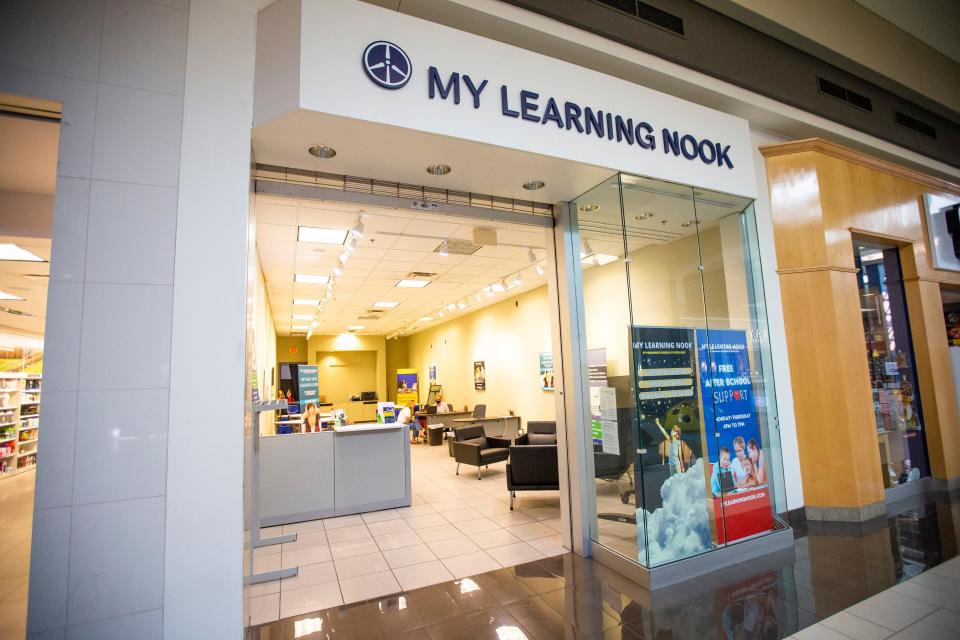 The exterior of the facility Monday, May 16, 2022 at the My Learning Nook inside the University Park Mall in Mishawaka. 