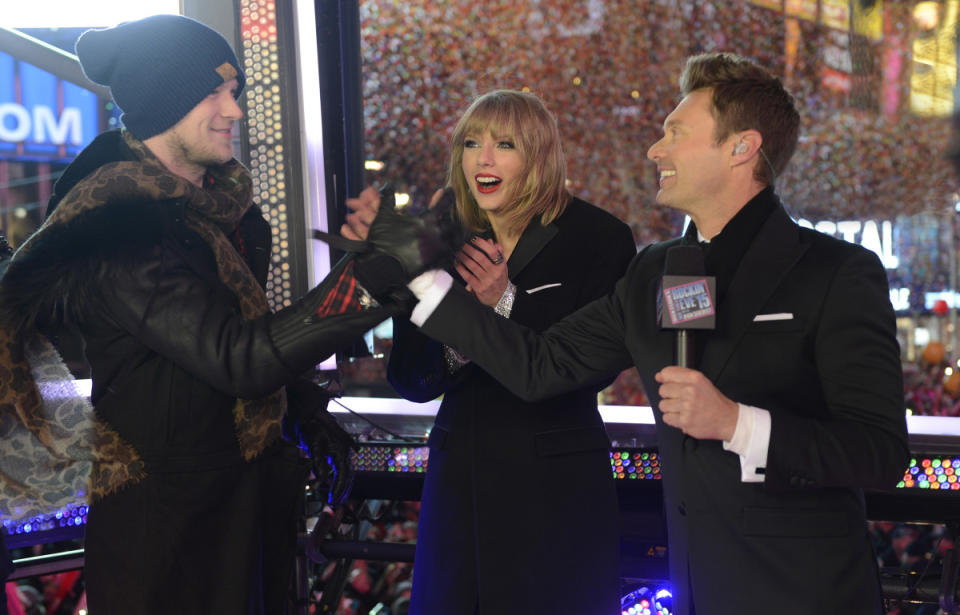 <p>ABC/Ida Mae Astute</p><p>There is nothing like celebrating with our incredible performers after they’ve just performed on the most global stage! (with Brian Kelley and Taylor Swift)</p>