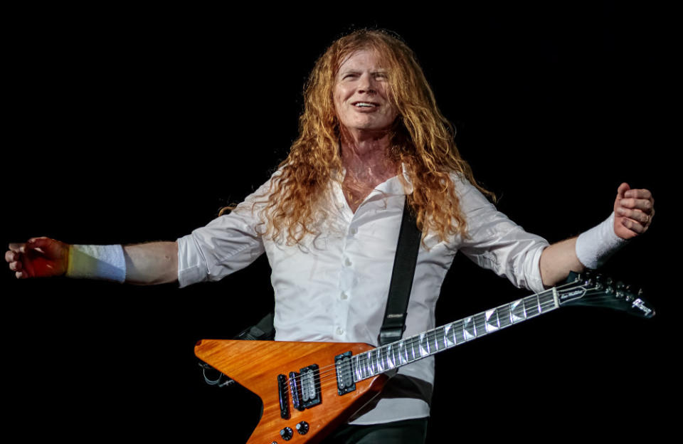 Dave Mustaine has predicted real-life events credit:Bang Showbiz