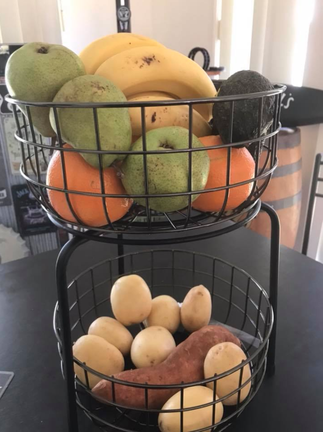 This Kmart fruit bowl hack is epic. Photo: Facebook/Kmart Mums Australia