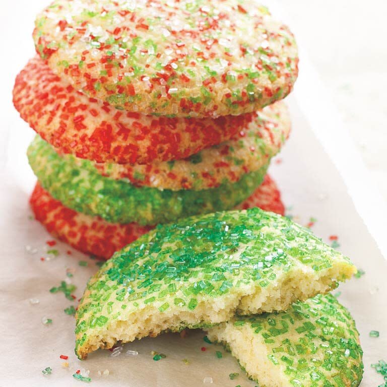 Big Crunchy Sugar Cookies