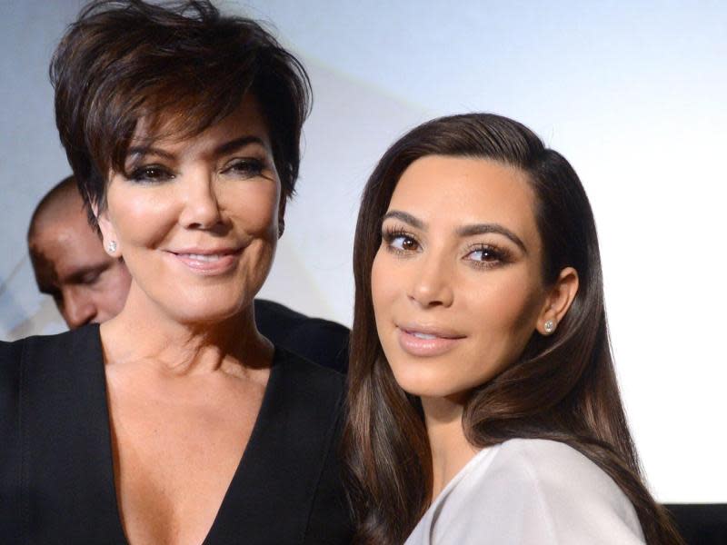 Kim Kardashian hat ihre Mutter mitgebracht. Foto: Helmut Fohringer