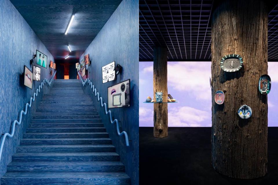 場中設有九個互動展廳，將觀眾帶入過去十年LOEWE與不同單位合作的藝術及創意世界圖片來源：LOEWE