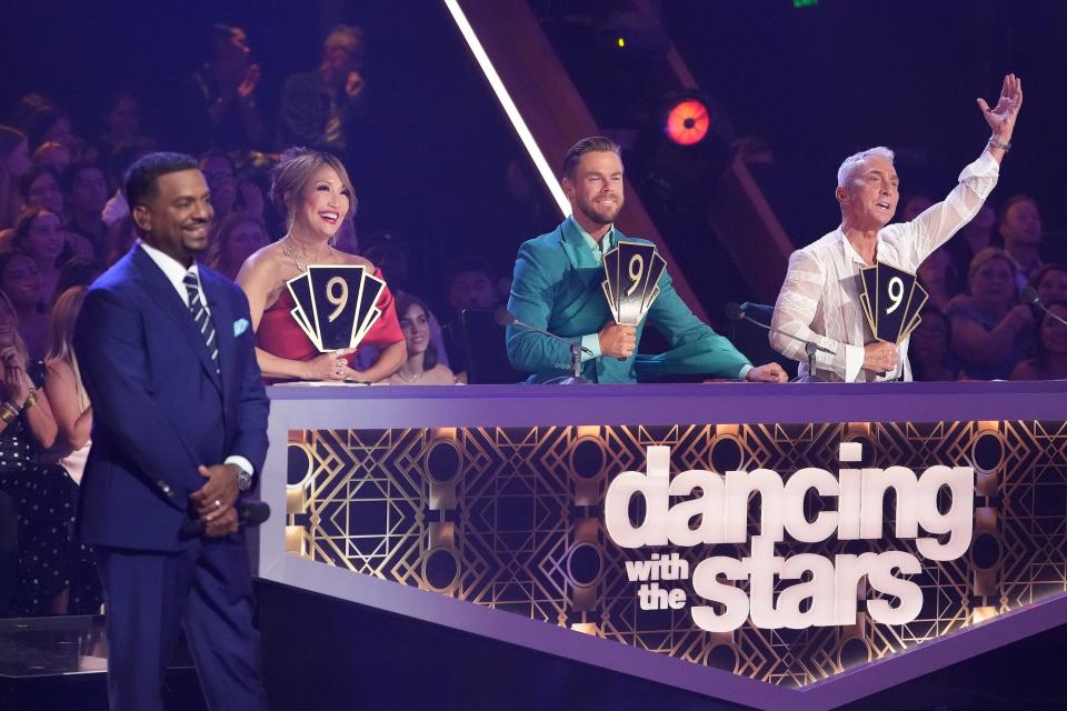 Alfonso Ribeiro, Carrie Ann Inaba, Derek Hough, and Bruno Tonioli on 'Dancing With the Stars'