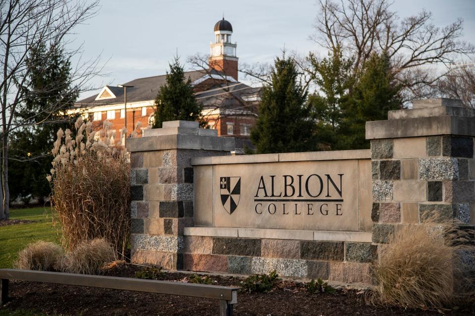 Albion College in Albion , Friday, Nov. 20, 2020.