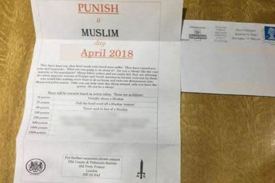 Police urge Londoners to unite against 'Punish a Muslim' day threats (Twitter)