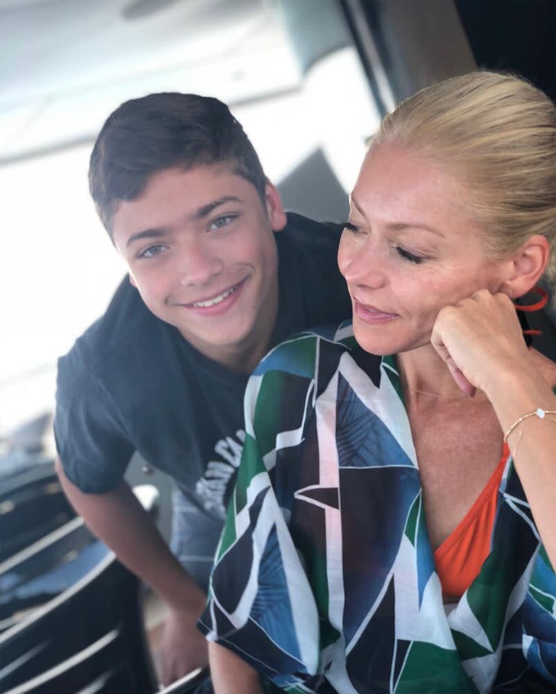 Kelly Ripa and son Joaquin | Kelly Ripa/Instagram