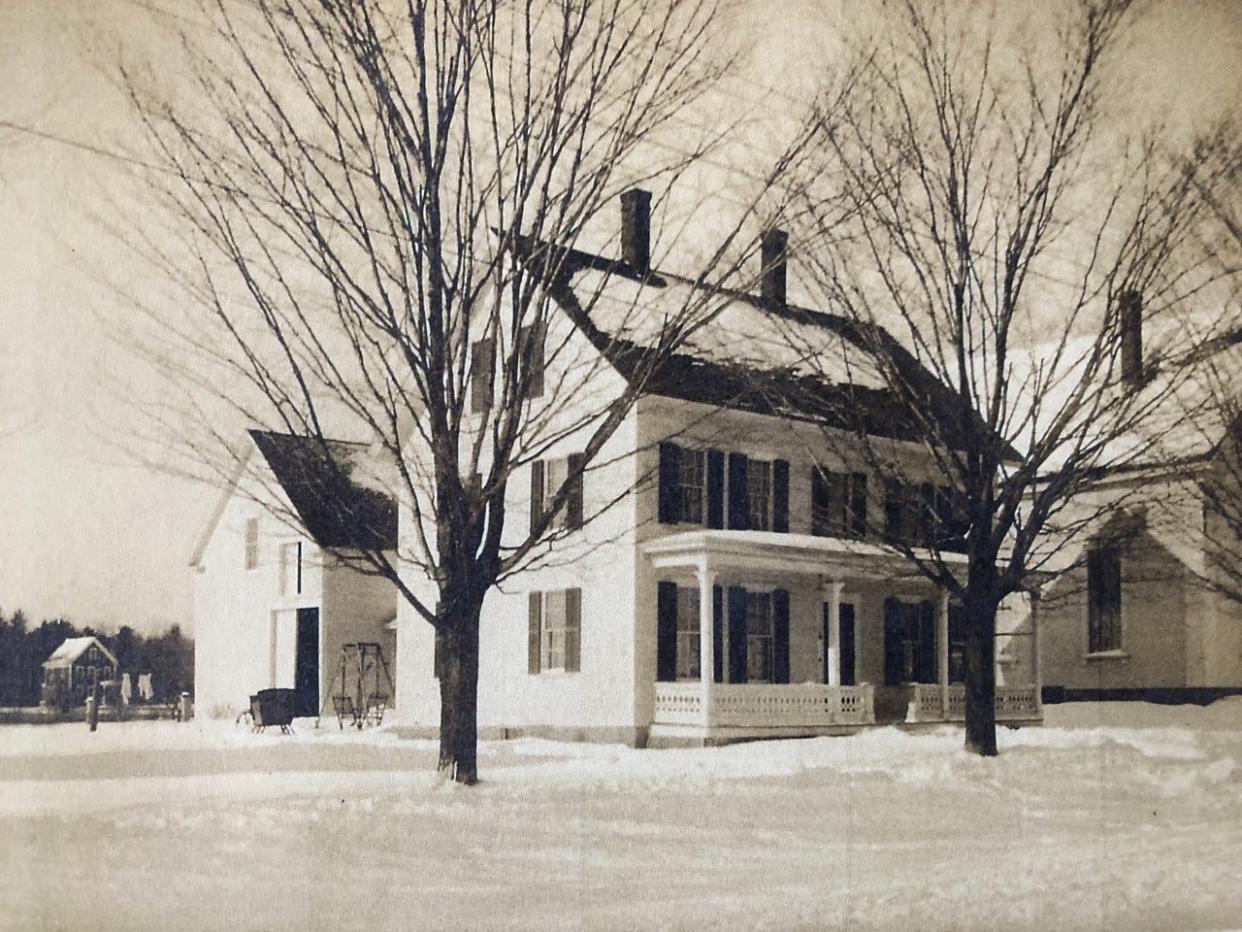 Seen here in 1890, this house on Main Street in Springvale, Maine, was the home of a pharmacist and then a dentist throughout its years. The house was demolished on Feb. 15, 2022.