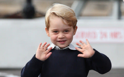 Prince George, who will begin his first day at school this week - Credit: Andrew Milligan/PA