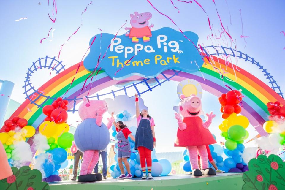 Bring little ones to the Peppa Pig Theme Park.