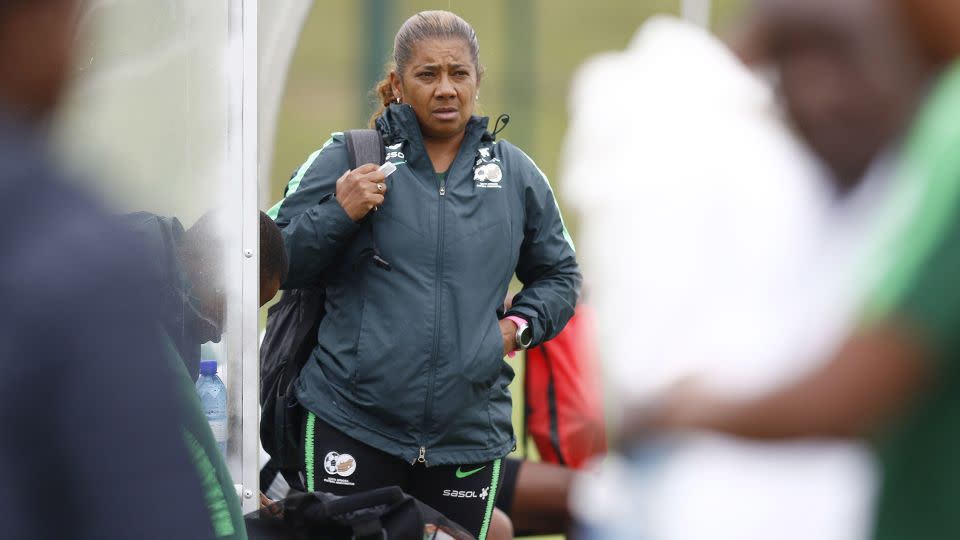 South African head coach Desiree Ellis is excited by the growth of the women's game. - Anesh Debiky/AFP/Getty Images