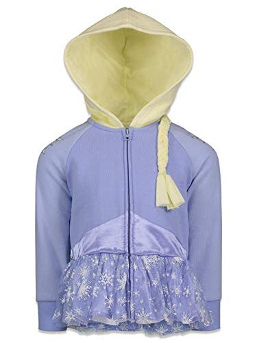 Disney Frozen Elsa Toddler Girls Fleece Costume Zip-Up Hoodie with Cape 3T