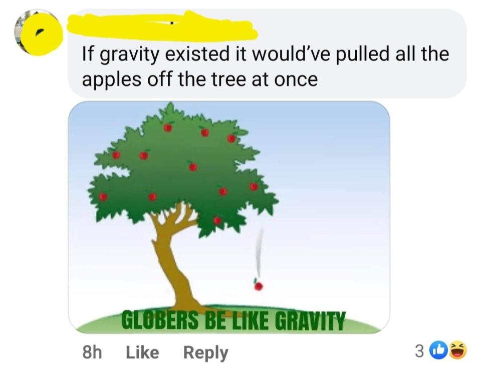 "Globers be like gravity"