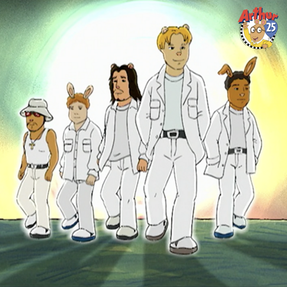 The Backstreet Boys made an "Arthur" appearance in the early 2000s.