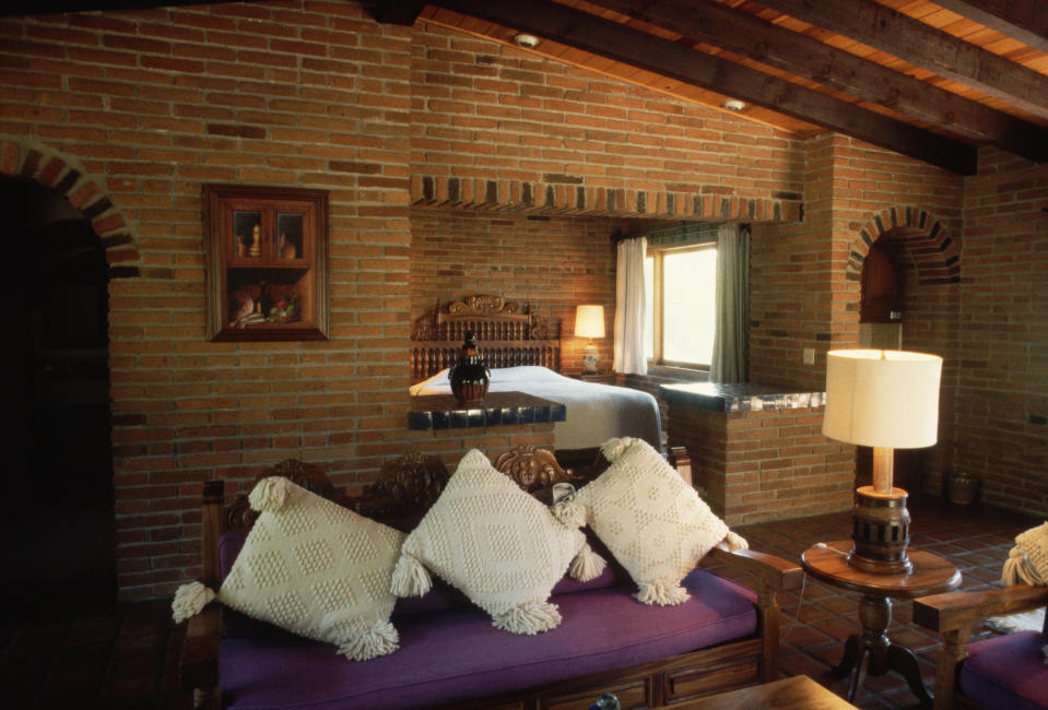 El interior de la Villa Luna en el Rancho La Puerta. (Photo by Nik Wheeler/Corbis via Getty Images)