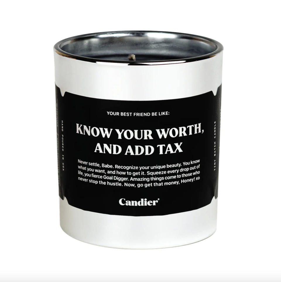 Candier Know Your Worth Candle