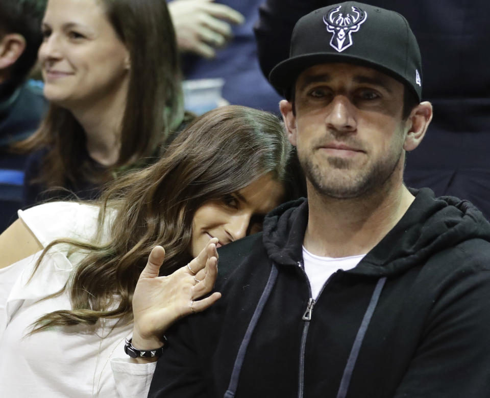 Aaron Rodgers clearly prefers to savor his beer. (AP)