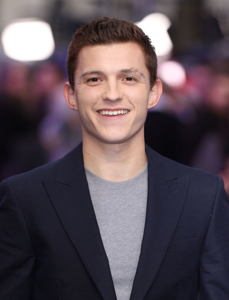 Tom Holland smiling