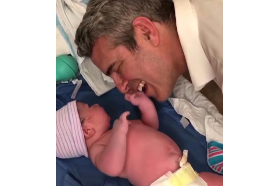 On his return to Bravo from paternity leave, the new dad shared a heartwarming delivery room photo. 