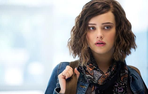 Katherine plays lead role Hannah in '13 Reasons Why.' Source: Netflix