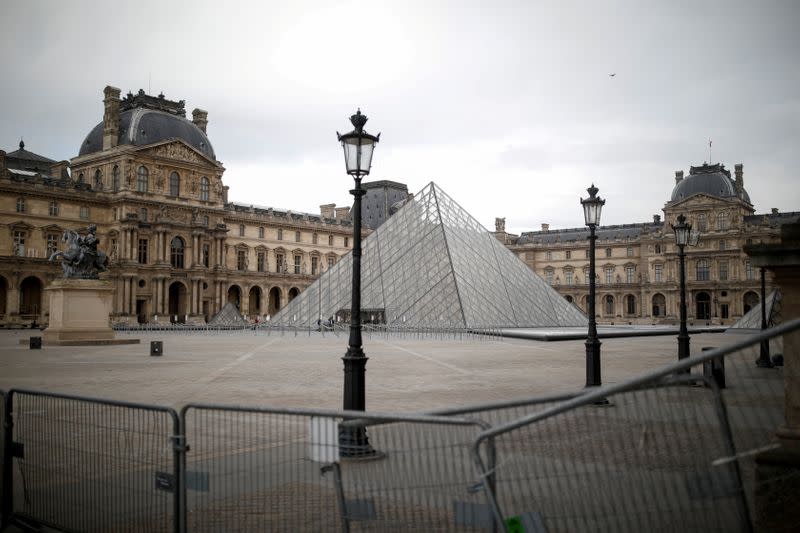 FILE PHOTO: Lockdown imposed to slow the rate of the coronavirus disease (COVID-19) contagion in France