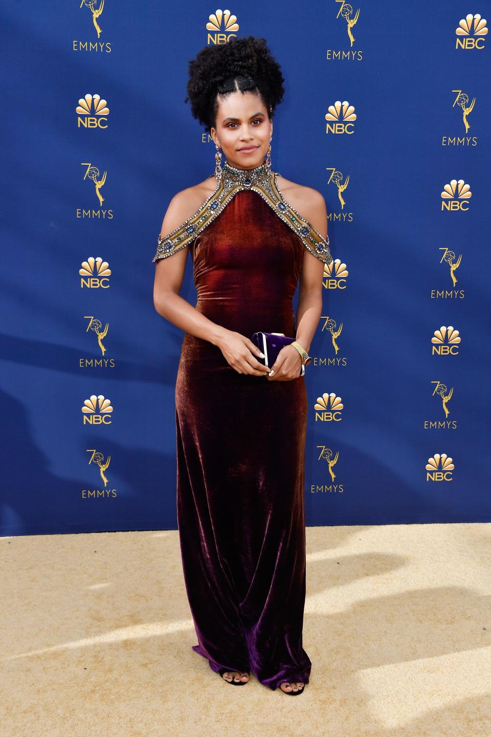 Zazie Beetz in Ralph Lauren