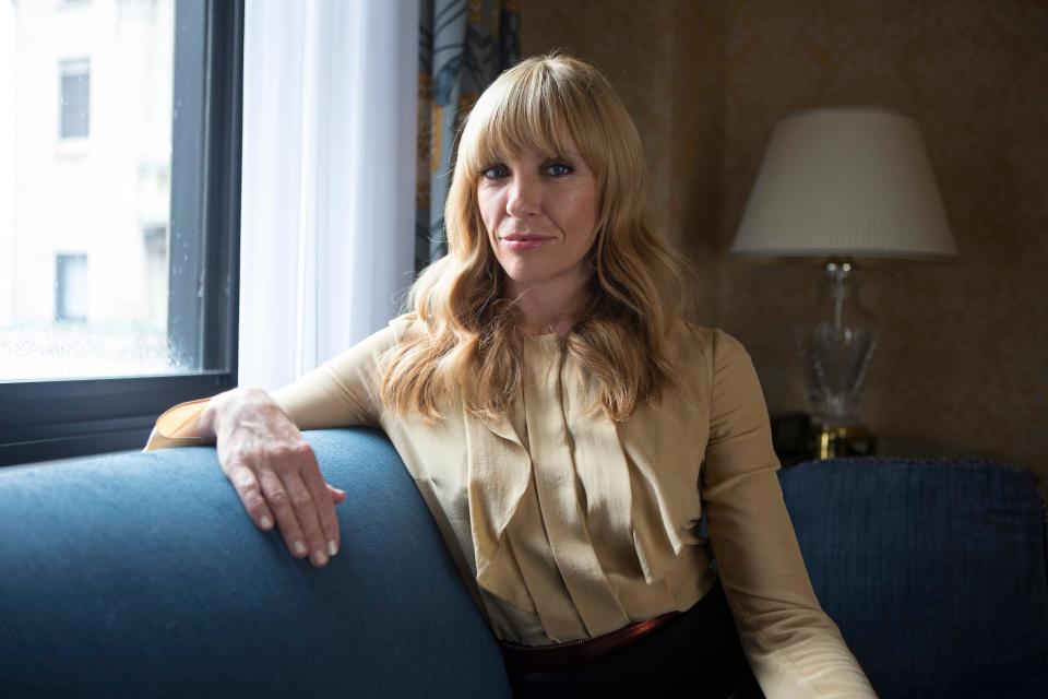 Toni Collette poses in a Toronto hotel room as she promotes the movie 