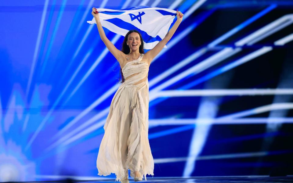 Israel's Eden Golan is presented before the final dress rehearsal