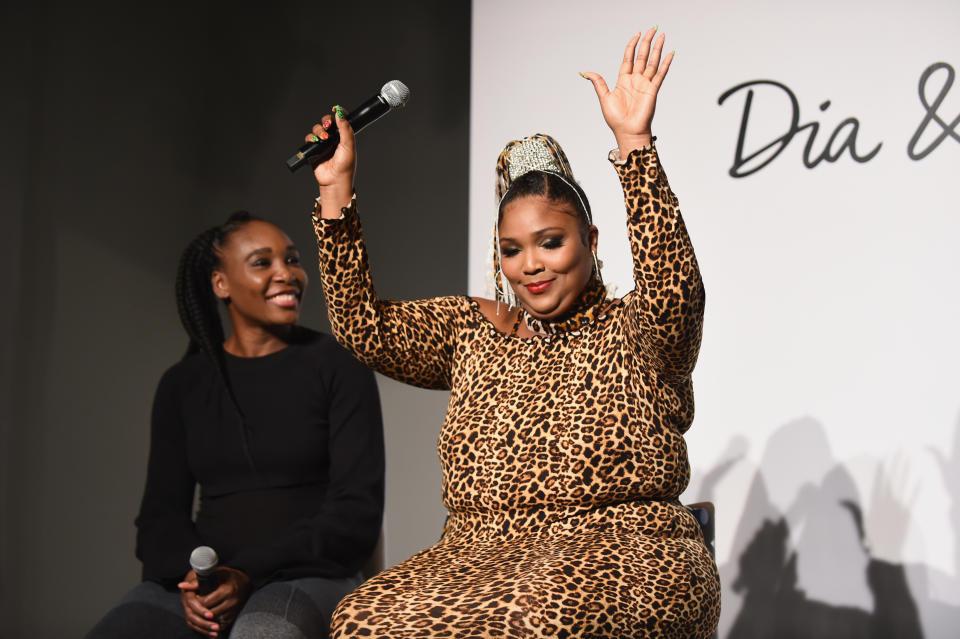 Lizzo attends #TeeUpChange Campaign Launch Hosted By Dia&Co. and the CFDA at theCURVYcon on September 7, 2018 in New York City. (Photo: Getty)