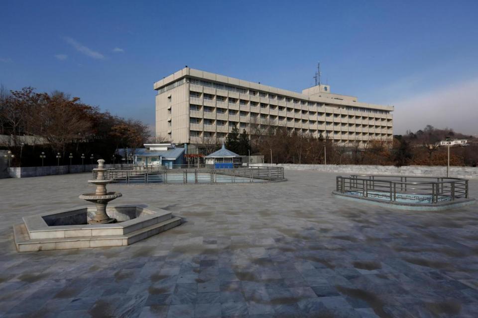 The Intercontinental Hotel in Kabul, Afghanistan (REUTERS)