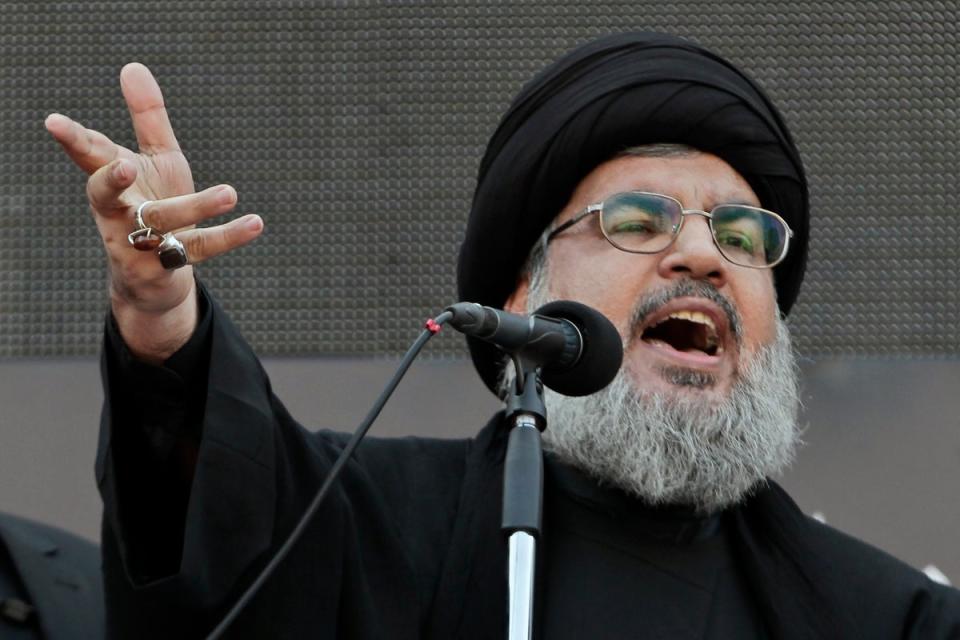 Nasrallah was killed in a large strike on Beirut, September 27 (AP)