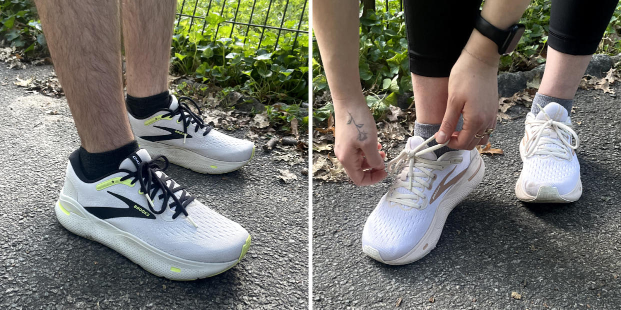 These NBC Select staff-favorite sneakers have a steady, supportive feel that makes them great for road running. (Courtesy Harry Rabinowitz; Courtesy Zoe Malin)