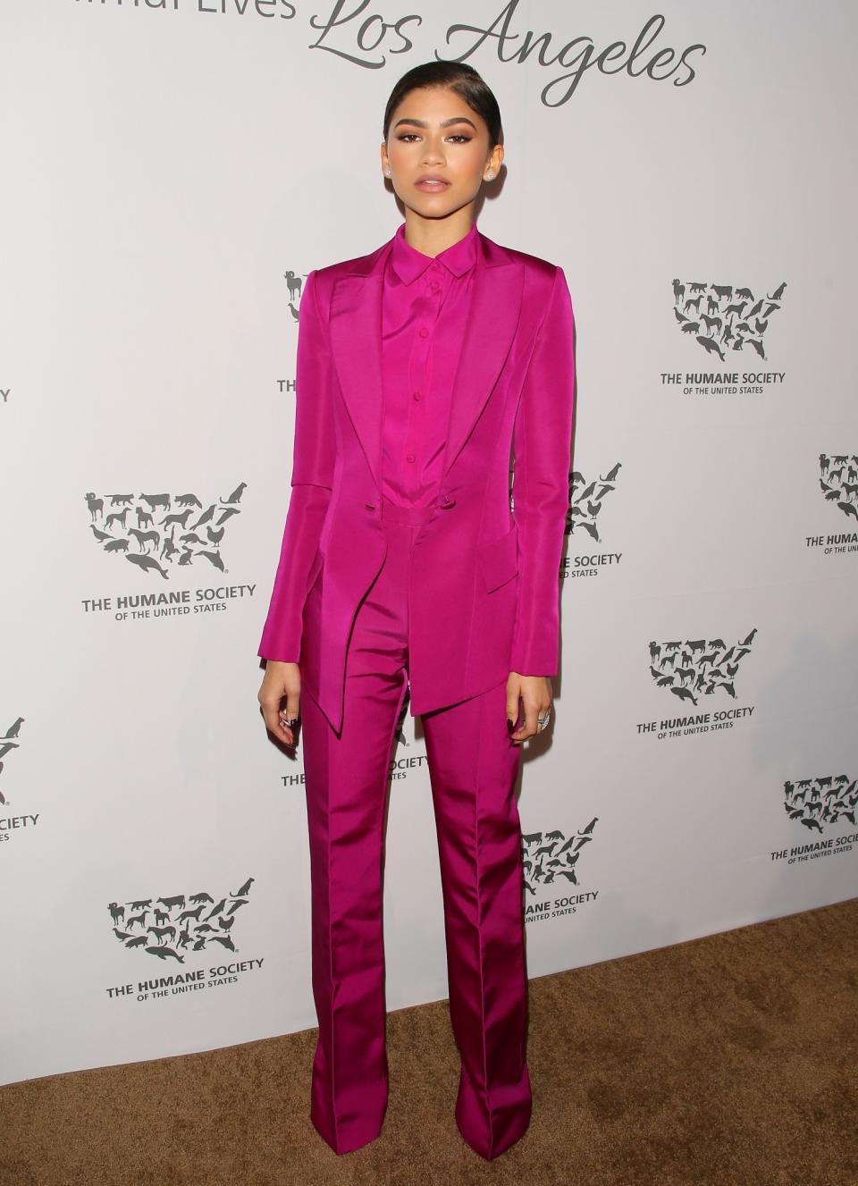 May 2016: Zendaya at The Humane Society of the United States gala