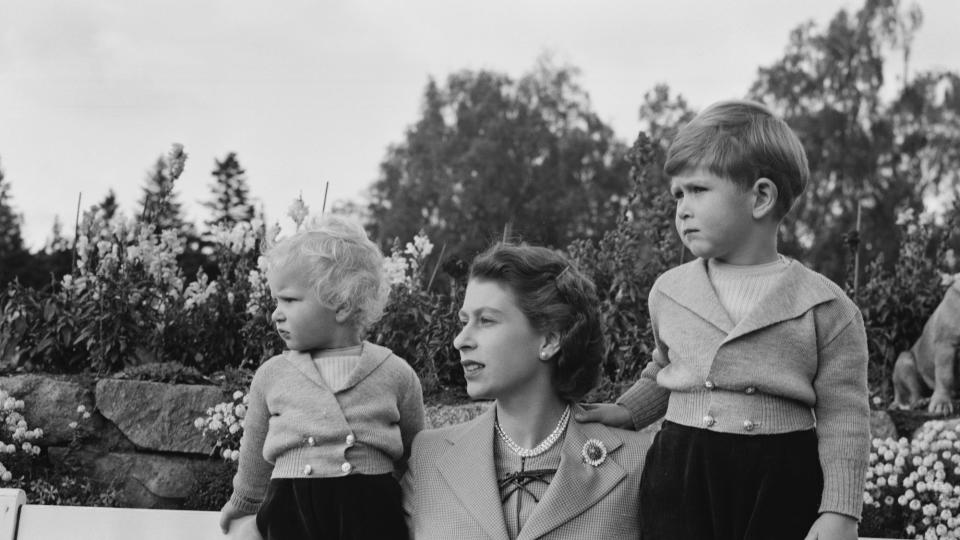 Queen Elizabeth with Her Children