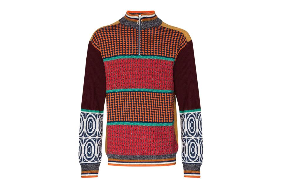 Ahluwalia Troy panelled jumper