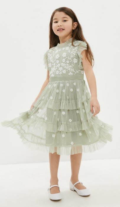 green-frill-dress