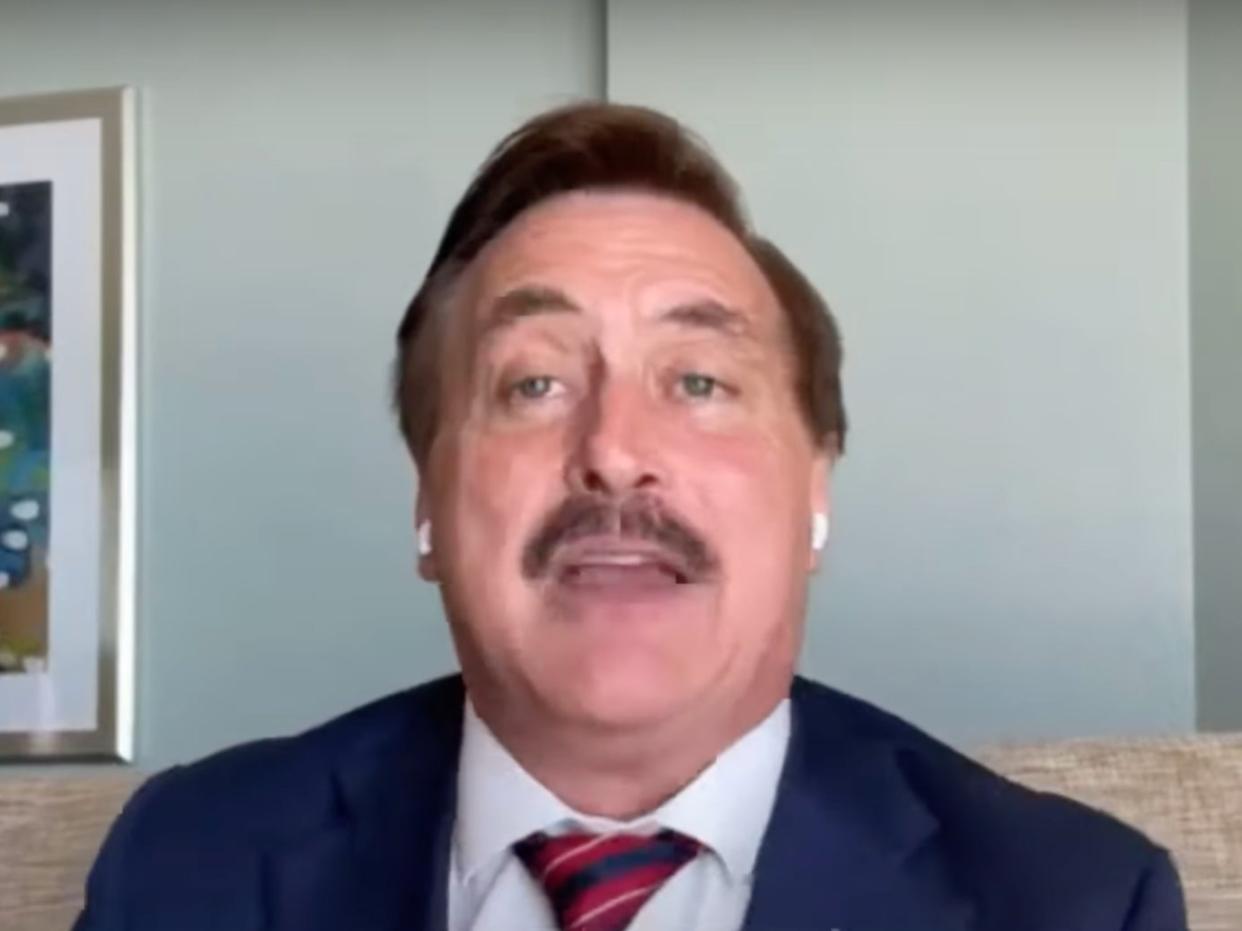 Mike Lindell claimed that the Supreme Court would hear evidence for the overturning of the 2020 election in November (Real America’s Voice)