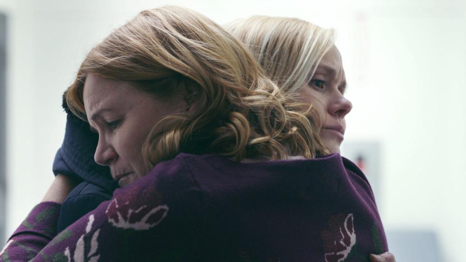 "All My Puny Sorrows" (May 3, on demand): Based on Miriam Toews’ novel, the drama stars Alison Pill (right, with Mare Winningham) as a struggling writer whose talented sister becomes obsessed with ending her life.