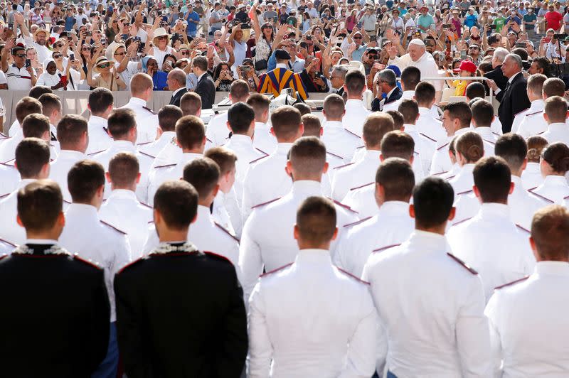 Pope Francis holds general weekly audience in Vatican