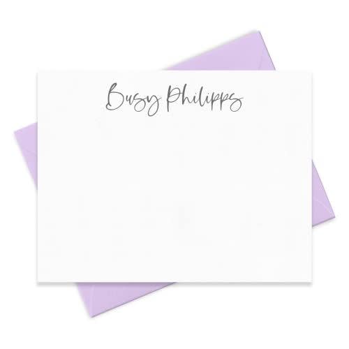 3) Personalized Note Cards