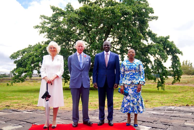 Britain's King Charles III and Queen Camilla Visit Kenya