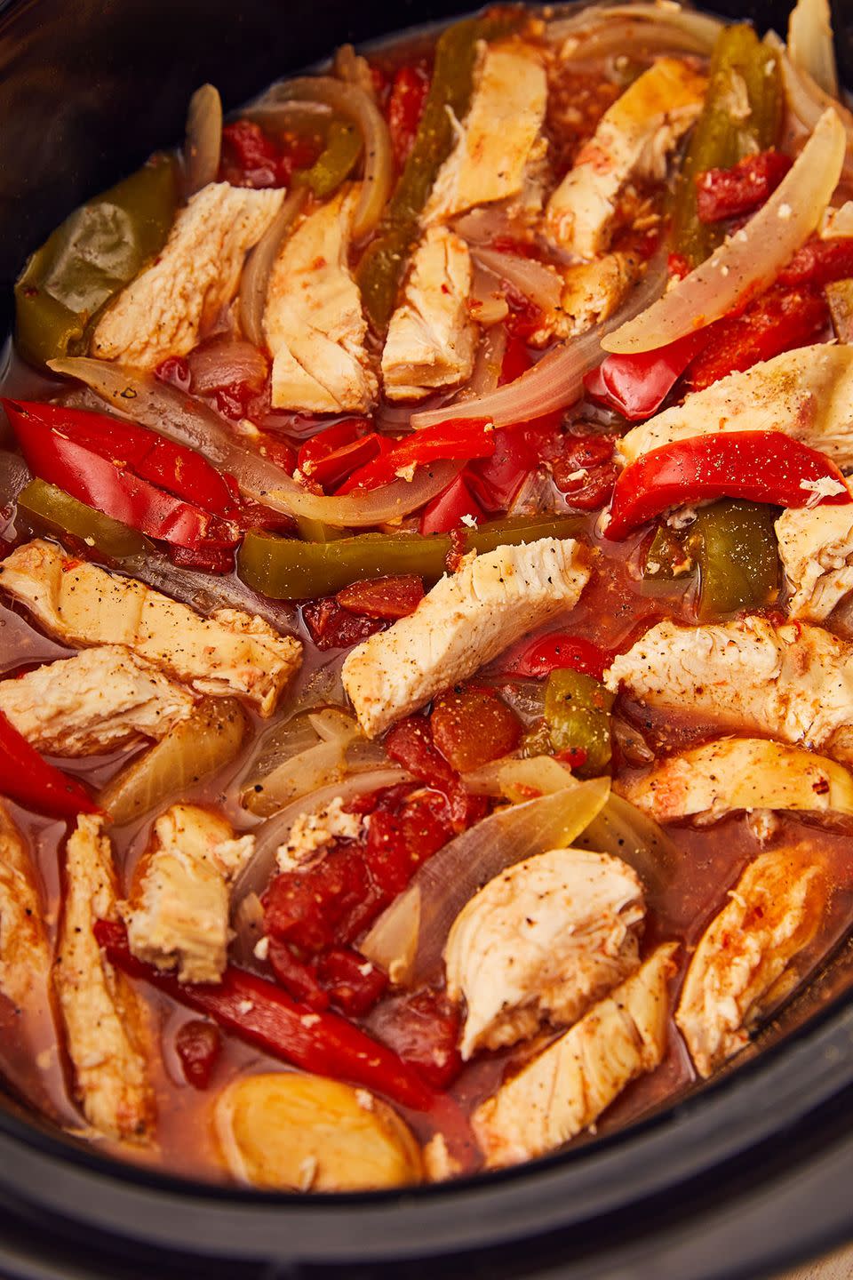 Crockpot Chicken Fajitas