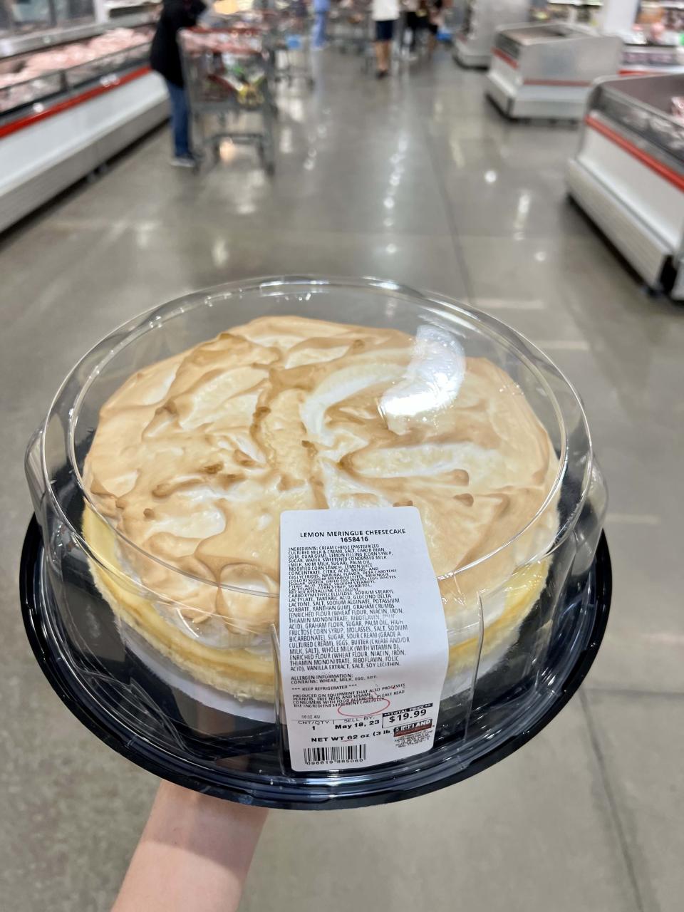 Costco lemon meringue cheesecake (Courtesy Laura Lamb)