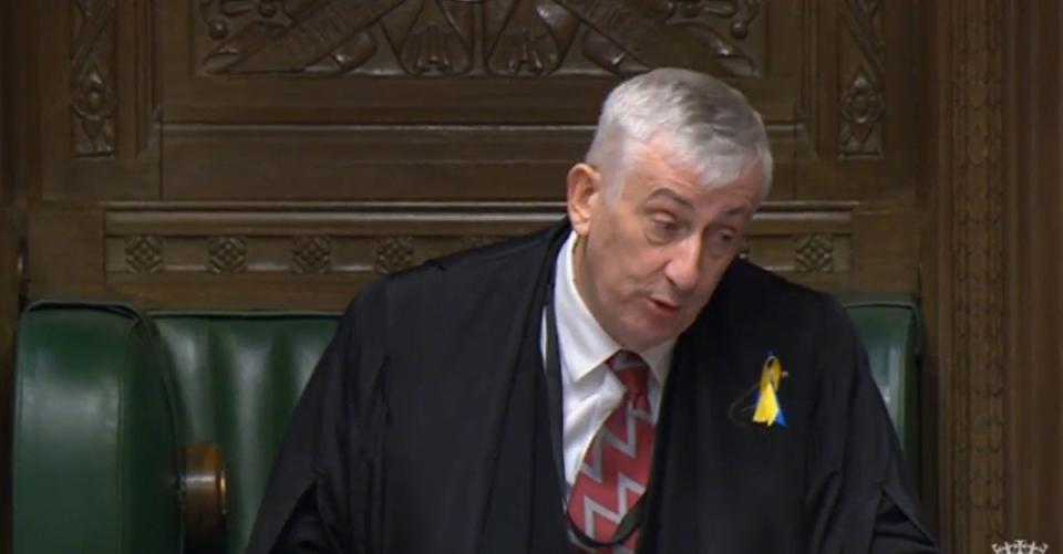 Sir Lindsay Hoyle (House of Commons/PA) (PA Wire)