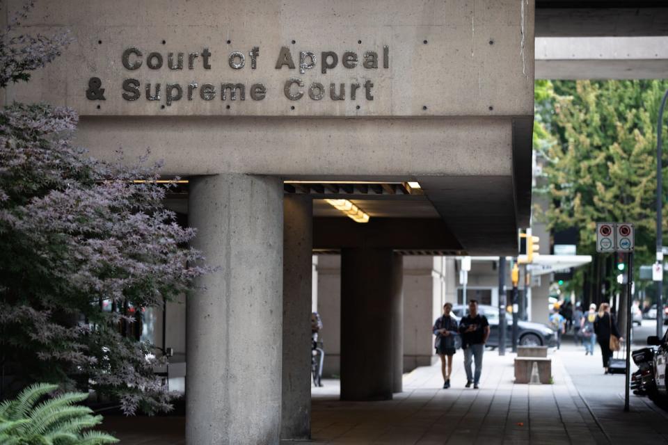 The B.C. Supreme Court and Court of Appeal building in Vancouver on Aug. 23, 2019. 