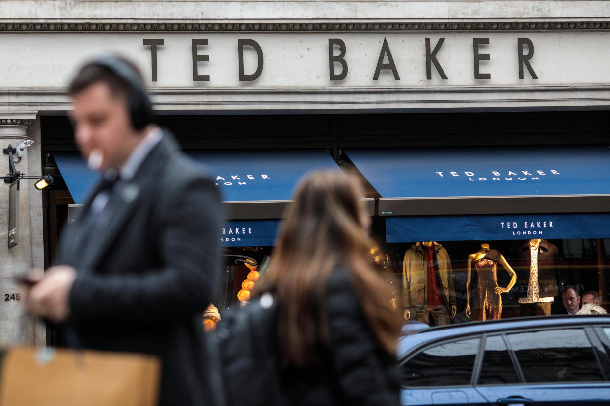 A Ted Baker store on Regent Street in London, England. Photo: Jack Taylor/Getty Images